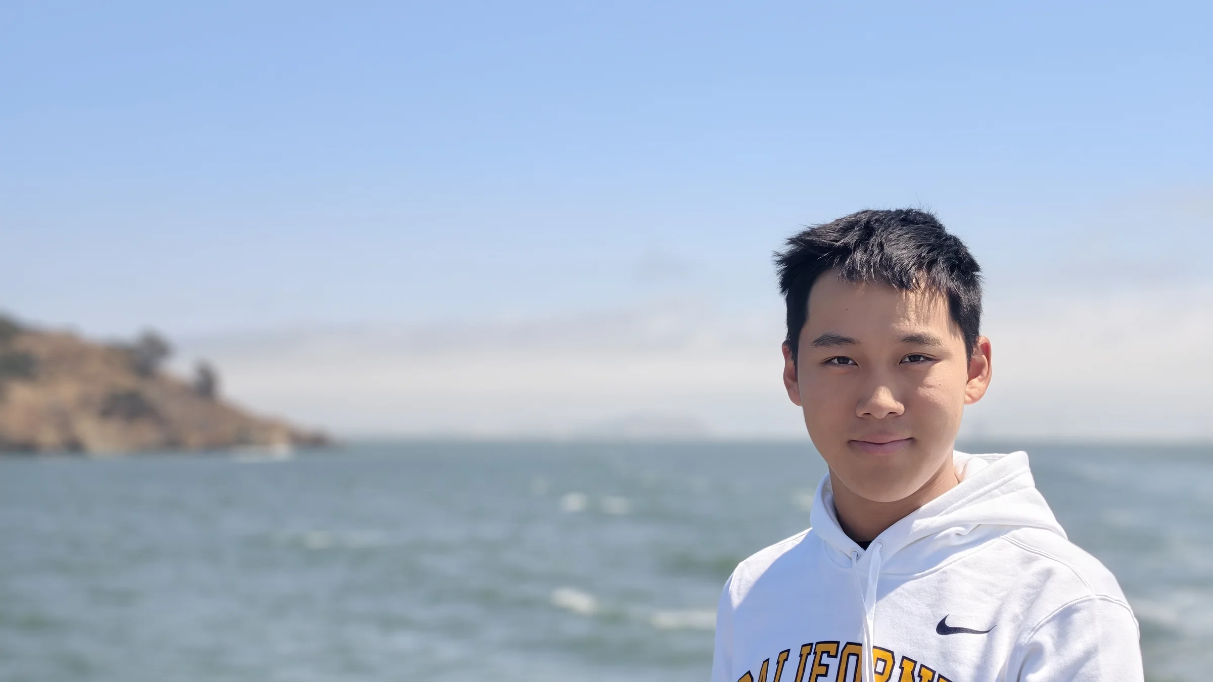 Zhuang Chengbo by the San Francisco Bay during UC Berkeley Summer Sessions